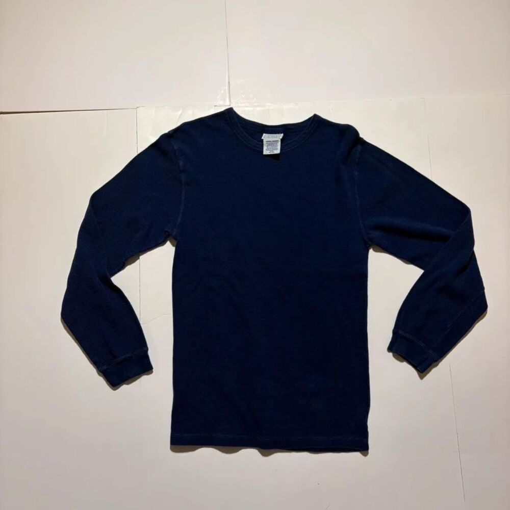 Arizona jean company, navy blue size medium waffle knit thermal